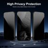 QZGWDY 2 Pack Privacy Screen Protector for Google Pixel 8A, Bubble-Free, Durable, 9H Hardness Glass