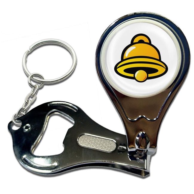 BadgeBeast.co.uk Fruit Machine Bell - Key Ring Bottle Opener and Nail Clipper