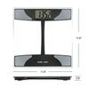 Glass Weight Tracking Digital Scale for Body Weight, Bathroom Scale, 2 Users New