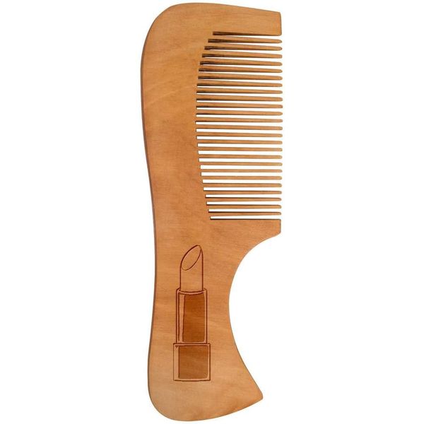 'Open Lipstick' Wooden Comb (HA00048739)