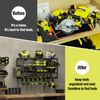 Power Tool Organizer with Charging Station Wall Mount Storage Rack - 32 Inch