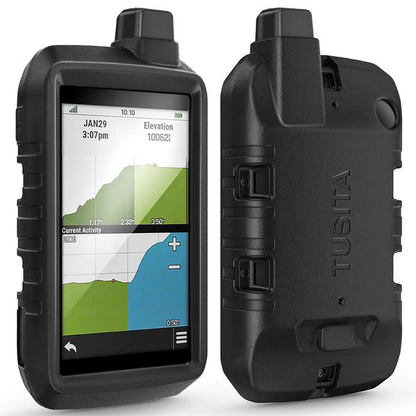 TUSITA Case Compatible with Garmin Montana 750i 700i ( NOT for Montana 700)- Silicone Protective Cover - Rugged Handheld GPS Navigator Accessories