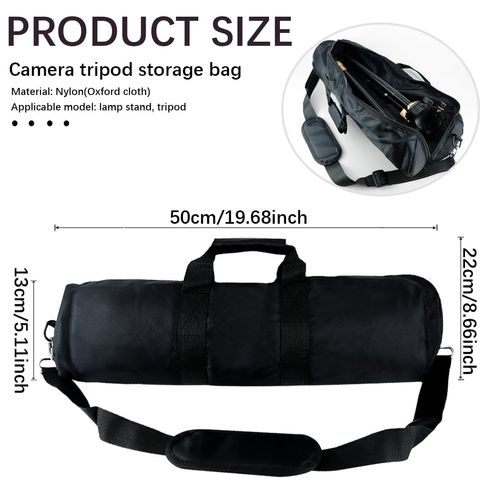 LNQ LUNIQI Tripod Case with Shoulder Strap, Padded Compact Case, Full Length Zippered Closure for Tripod, Mic Stand, Tent Pole