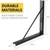 Truck Underbody Tool Box Mounting Brackets Kit 18.5'' x 18'' For Trailer Storage