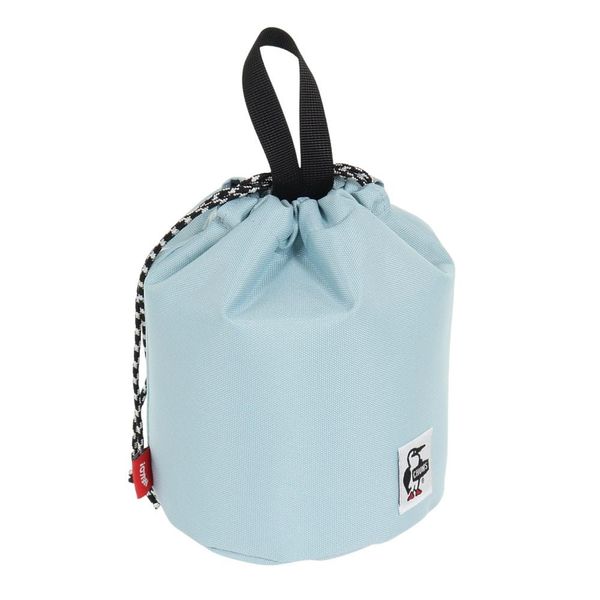 Chums CH60-3560 Recycle Stand Round Pouch, Lt. Blue, One size