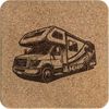 'Motor Home' Square Cork Trivet/Pot Stand (TR00026969)
