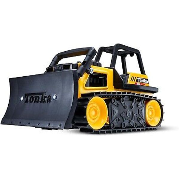 Tonka Steel Classics Bulldozer 12 Inch Durable Construction Toy For Kids