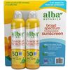 Alba Botanica Broad Spectrum Biodegradable Sunscreen SPF 50 8 Oz  2 Pack