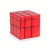 XMDCuber Magnetic Red Mirror Cube 3 x 3 Stickerless, Reflective Speed Cube 3 x 3 x 3 Mirror Red Shiny Surface Magic Cube