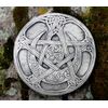 Dryad Design Moon Pentacle Plaque Stone Finish