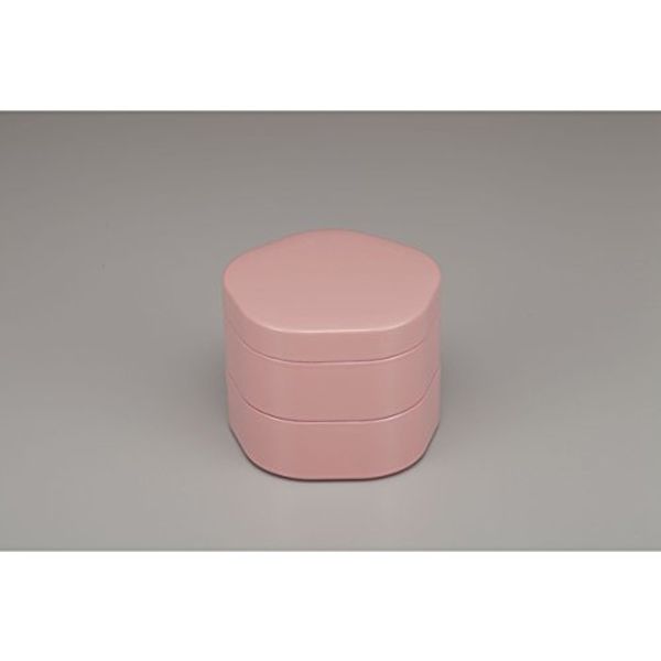 Aizu FN060018 Mini Plum Double Tier Pink Inner Gold