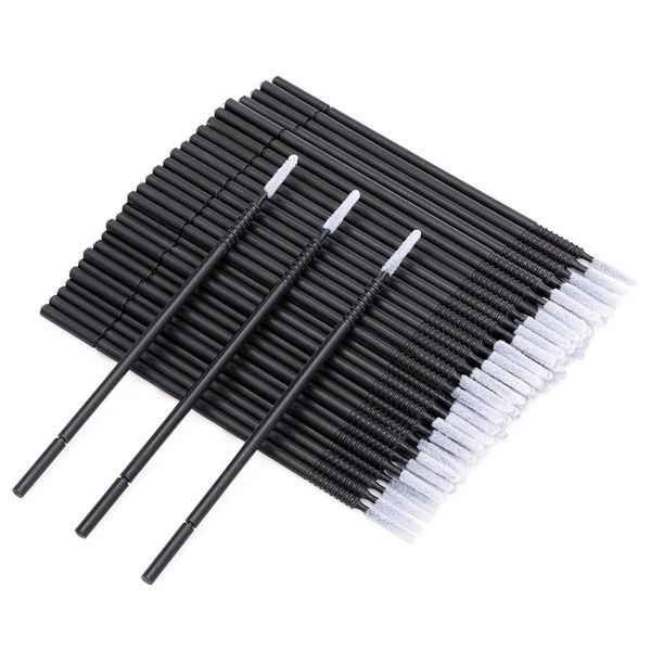 200 PCS Micro Applicators Brushes,Disposable Micro Applicator Brush,Eyelash Extension Applicators,Black Micro Applicators,Longer Tips Micro Brushes for Eyelashes Extensions, Crafting