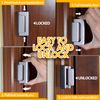 Everplus Home Security Door Lock With 8 Screws, Childproof Door Reinfo