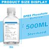 CryoKing DPBS Buffer, 1X Dulbecco's Phosphate-Buffered Saline Without Calcium & Magnesium, pH 7.4, Sterilization, 0.1um Filter, 500ml/Bottle, 2 Bottle/Case