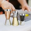 Final Touch Mixed Metal Double Jigger Set - Set of 3 (FTA70361)