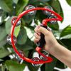 TIGER TAM14-RD Half Moon Tambourine - Red