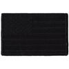 BLACKED OUT US AMERICAN FLAG 100% EMBROIDERED PATCH