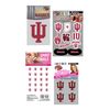 Indiana Temporary Tattoo and Fan Tailgate Bundle