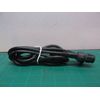 2 Pin 6 Foot Rope Light Extension Cord Black