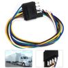 Trailor4 Way Flat - 5 Pin Flat Plug 5 Way Flat Trailer Wire Harness Extension Connector Plug 25inch