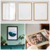 sourcing map 5 Pack Clear Plastic Sheet Transparency Panel 8x8x0.04'' Plastic Card Flexible Blanks PET Sheets for Picture Frame Replacement, Crafts