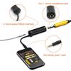 Black Guitar Effects Interface Compatible for iOS,Guitar Effects Interface Converter Link - Multimedia Guitar Playing Anytime, Anywhere，Recording and Computer