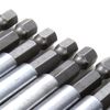 10Pcs Compact Magnetic Bit Tip Extensions Holder 1/4 Hex Shank Drive Guide US