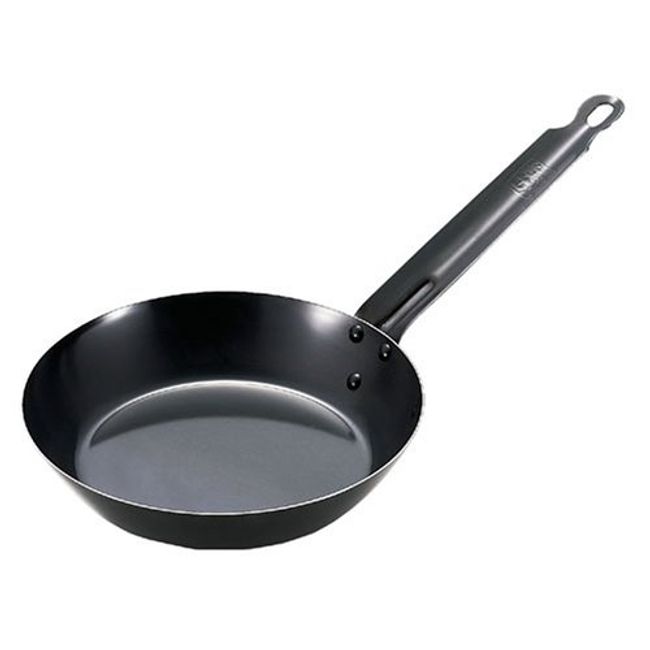 Kobo Aizawa 70370 Iron Frying Pan, Black Bell Pepper, 6.3 inches (16 cm)