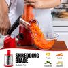 Geedel Rotary Cheese Grater, Kitchen Mandoline Vegetable Slicer with 2 Interc...