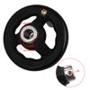 Sourcingmap 4-inch Diameter Plastic Round Hand Wheel W Revolving Handle