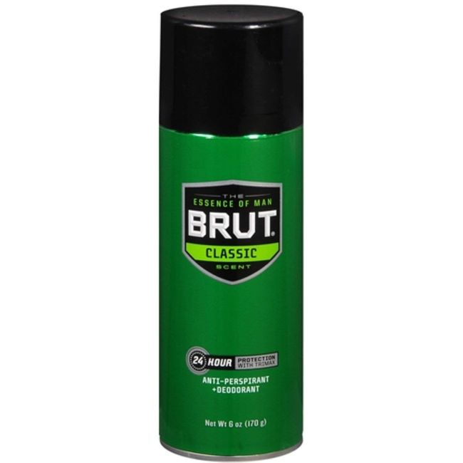 BRUT Anti-Perspirant Deodorant Spray, Classic 6 oz (Pack of 4)