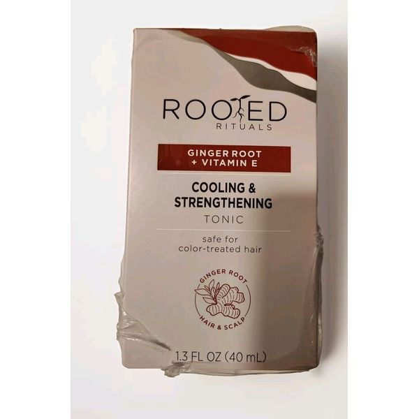 Rooted Rituals 3Pk 1.3oz Ginger Root + Vitamin E Cooling & Strengthening Tonic