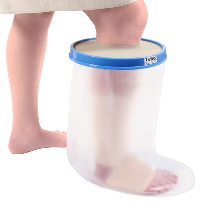 TKWC INC Extra Wide Waterproof Leg Cast Cover For Large Casts and Boots - for Showering 5739 - Watertight Foot Protector