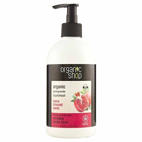 Organic Shop Vitamin Hand Soap Organic Pomegranate & Patchouli 500ml