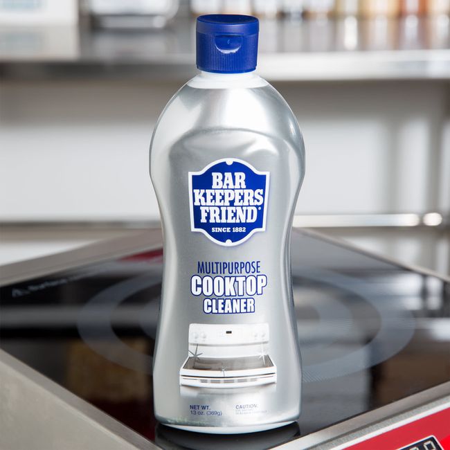 13oz Bottle) Bar Keepers Friend Cooktop Cleaner Stove Cleaner & Polisher