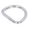 Seamless D Rings, 10Pcs Marine Grade D Ring Highly Polished for Anchoring
