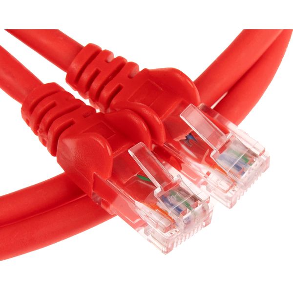 CDL Micro 5m Cat5e Patch Cable ~ Fly Lead ~ Ethernet Wire ~ Network Cord RED