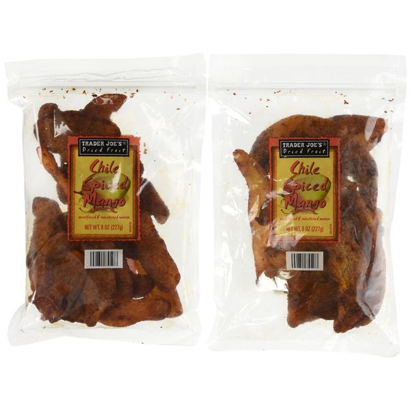 Trader Joe's Chile Spiced Mango Dried Fruit (4 Pack)