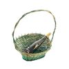 FRANK FLECHTWAREN Gift Basket Green/Gold