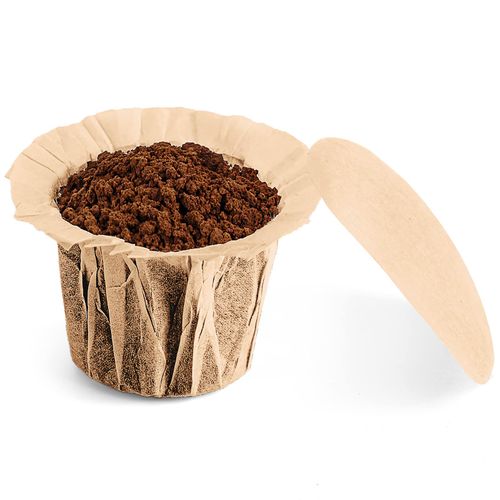 Unbleached K cup Disposable Paper Filters with Lid for Keurig Reusable K Cup Filters,Keurig Filters for K Cup Reusable Coffee Filters, Fits All Keurig Single Serve Filter Brands
