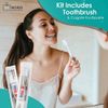 World Amenities - Bulk Disposable Dental Kit Bundle with Toothbrush and Toothpaste