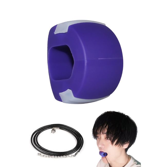 [Eesu cos] Small Face Correction, Lift Up, Eliminate Double Chin, Eliminate Smile Lines, Exercise Ball, Face Muscle Training, Easy Training in Free Time (Red)