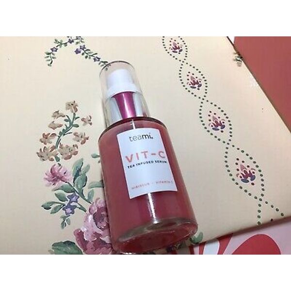 New With Box. Teami VIT-C Hibiscus Vitamin C Collagen Infused Facial Serum 1 oz