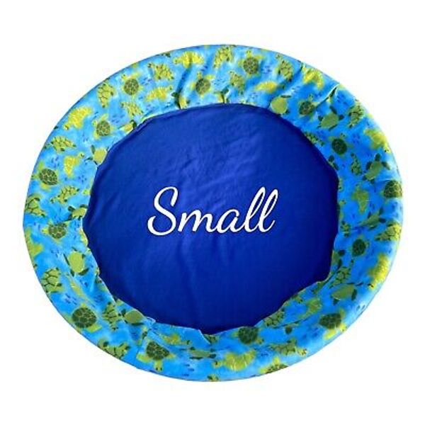 SMALL "Turtles" Handmade Fleece Whelping Kiddie Pool Liner for Puppies