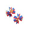 Super Hero Hair Bow Set by Inspired Bows