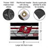 Tampa Bay Buccaneers Retro Stripes Large 3x5 Flag