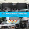 Foldable Front Window Protector Car Windshield Sun Shade For Hummer H2 03-09 US