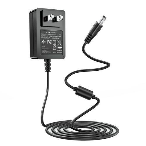 Power Cord for Crosley Record Player,5V Adapter Replacement for Crosley CR8005F CR8005D CR8005F-GA CR8005F-WO CR8005D-TU CR8005D-BL Cruiser Plus Portable Phono Charger Power Cord
