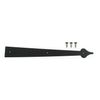 Garage Door Decorative  Black 18" Strap Hinges  + Hardware