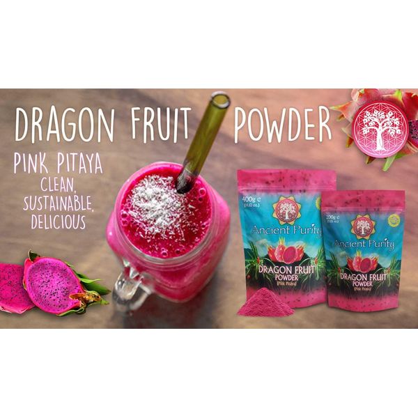 Dragon Fruit Powder (Red) Pink Pitaya 200G L